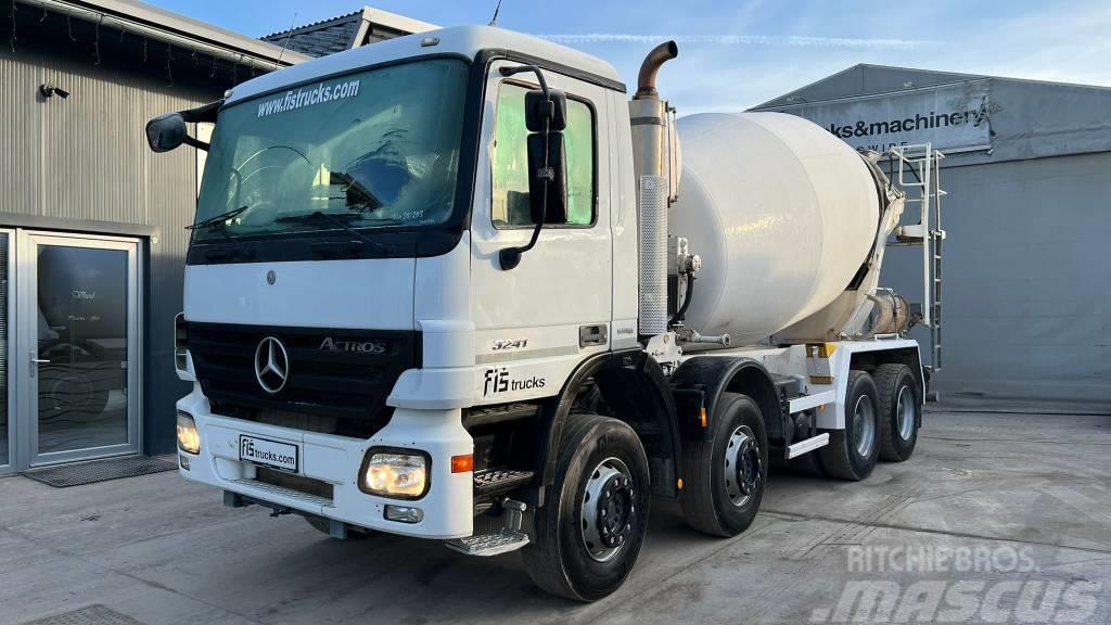 Mercedes-Benz ACTROS 3241 8x4 stetter 9m3 Kamioni mikseri za beton