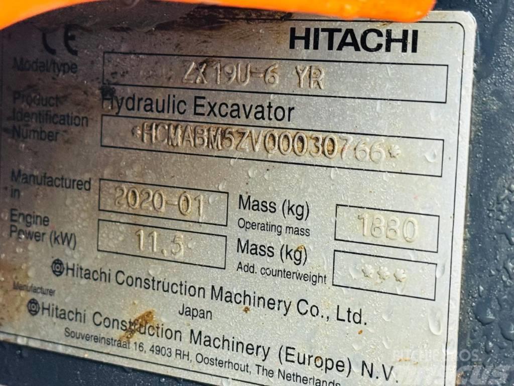 Hitachi ZX 19 U-6 YR Mini bageri <7t