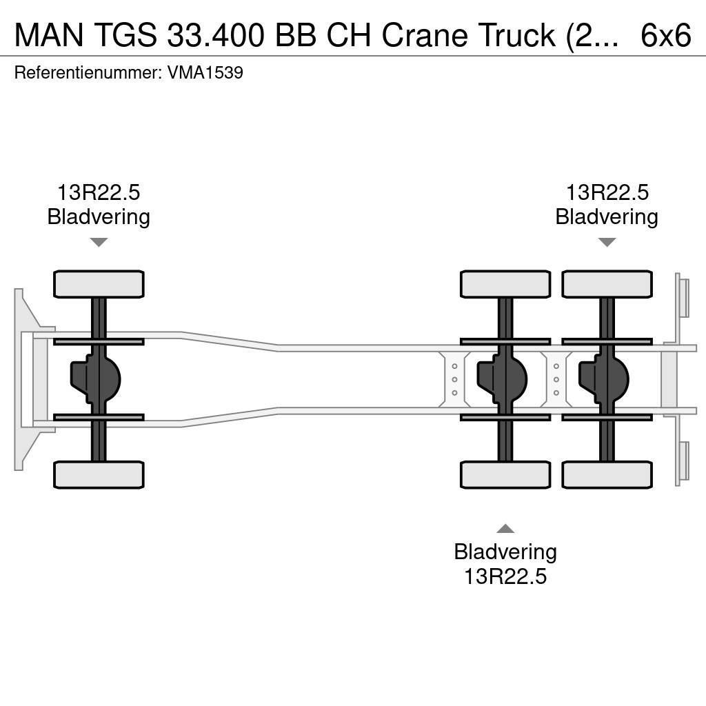 MAN TGS 33.400 BB CH Crane Truck (2 units) Rabljene dizalice za težak teren