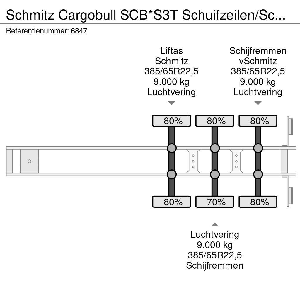 Schmitz Cargobull SCB*S3T Schuifzeilen/Schuifdak Liftas Schijfremmen Poluprikolice sa ceradom