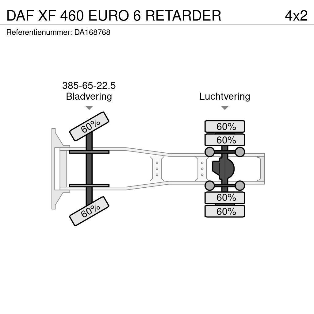 DAF XF 460 EURO 6 RETARDER Traktorske jedinice