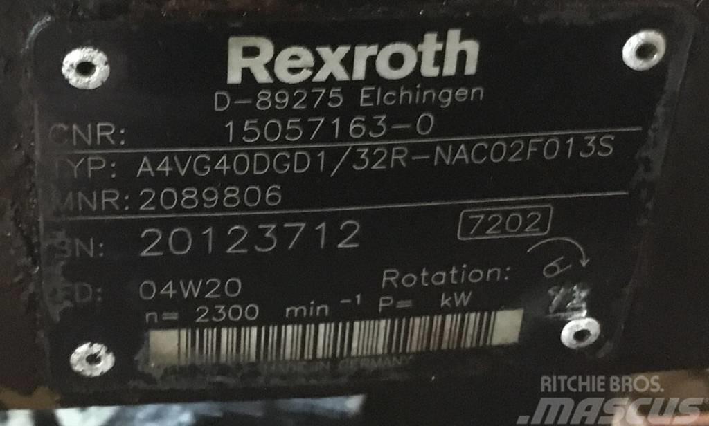 Rexroth A4VG40R Hidraulika