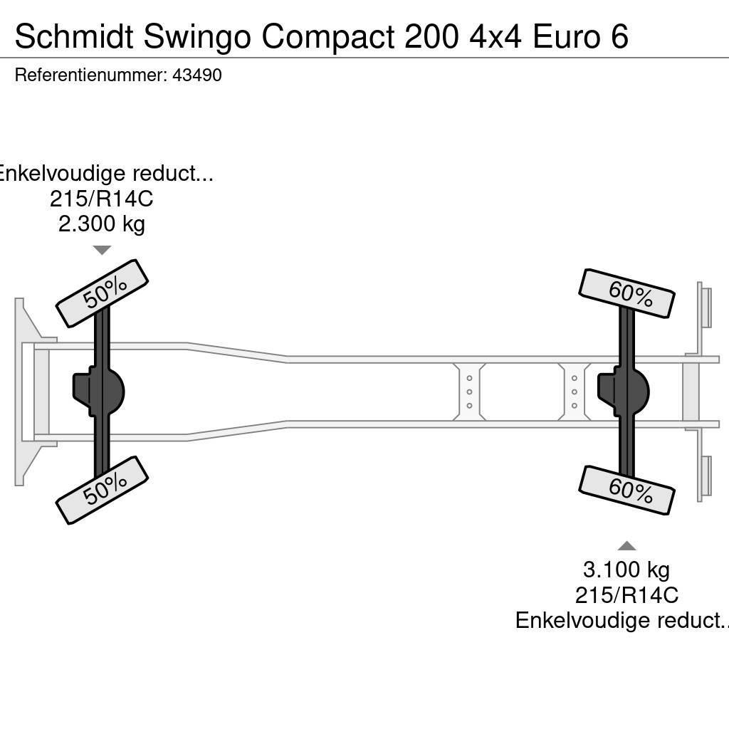 Schmidt Swingo Compact 200 4x4 Euro 6 Kamioni za čišćenje ulica