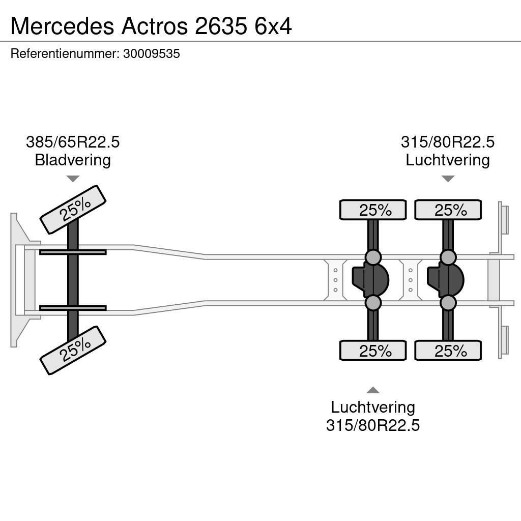Mercedes-Benz Actros 2635 6x4 Kamioni-šasije