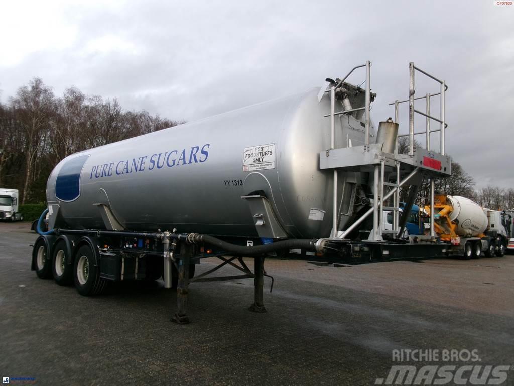 Feldbinder Powder tank alu 38 m3 (tipping) Tanker poluprikolice