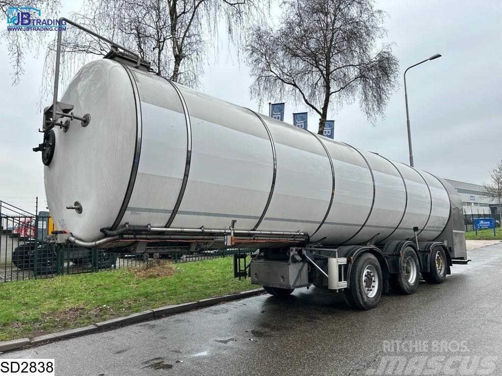Magyar Food 33000 Liters, milk tank, food, 1 Comp Tanker poluprikolice