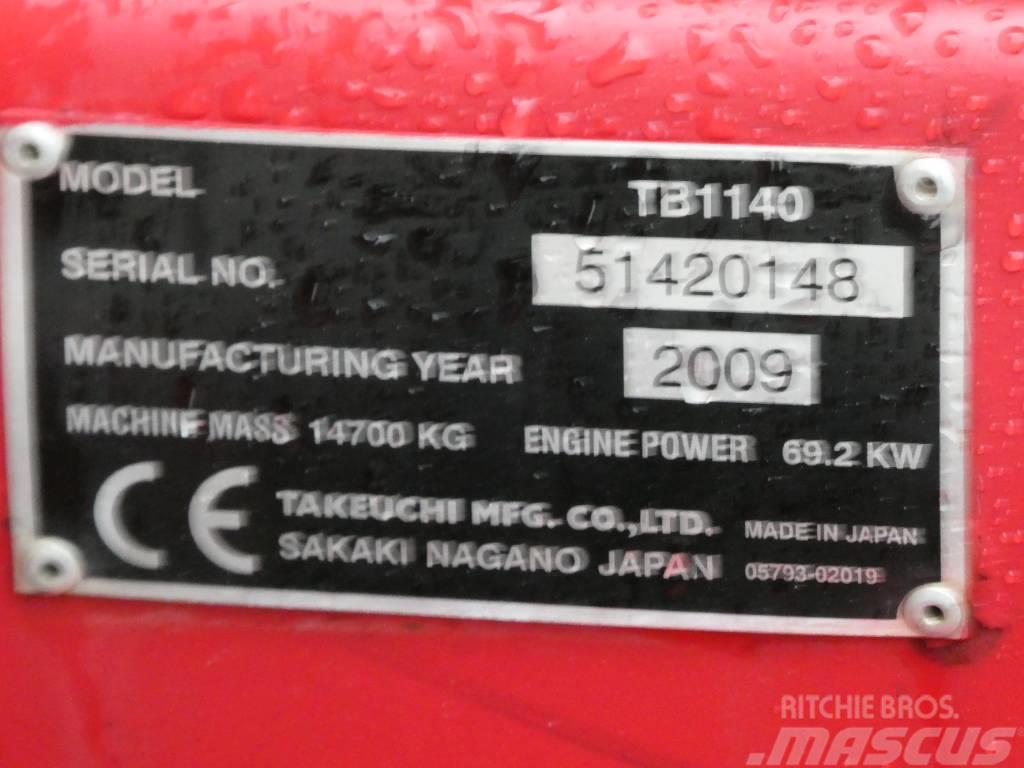 Takeuchi TB1140 + Palfinger PK 7501 + ENGCON Bageri gusjeničari