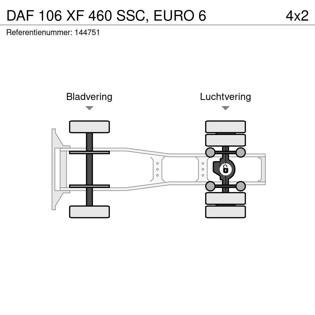 DAF 106 XF 460 SSC, EURO 6 Traktorske jedinice