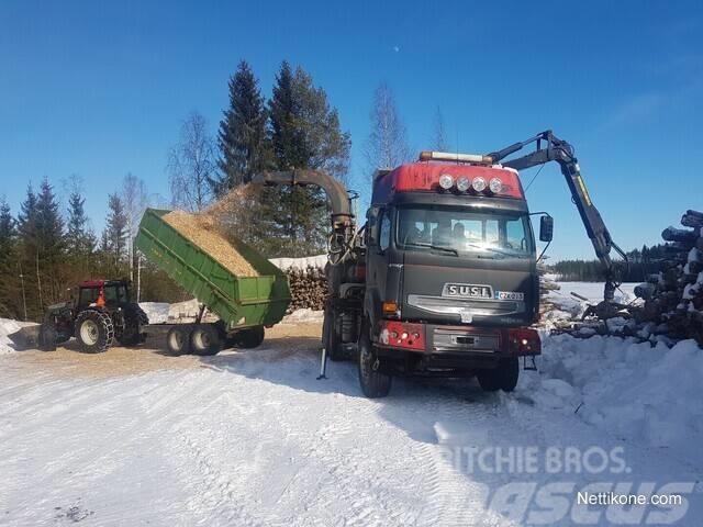 Heinola 1310 RML -Chipper:  SISU 18/630 6x4 -Truck Drobilice za drvo / čiperi
