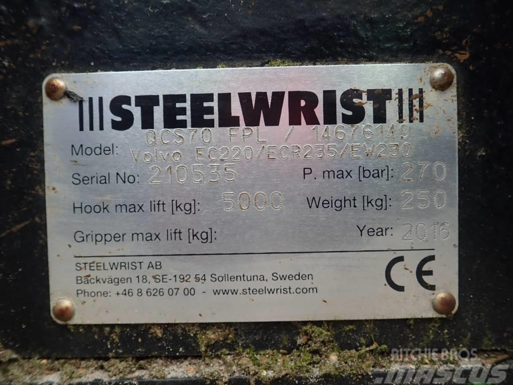 Steelwrist hydr. Schnellwechsler S70 mit Lasthaken passend fü Brze spojnice