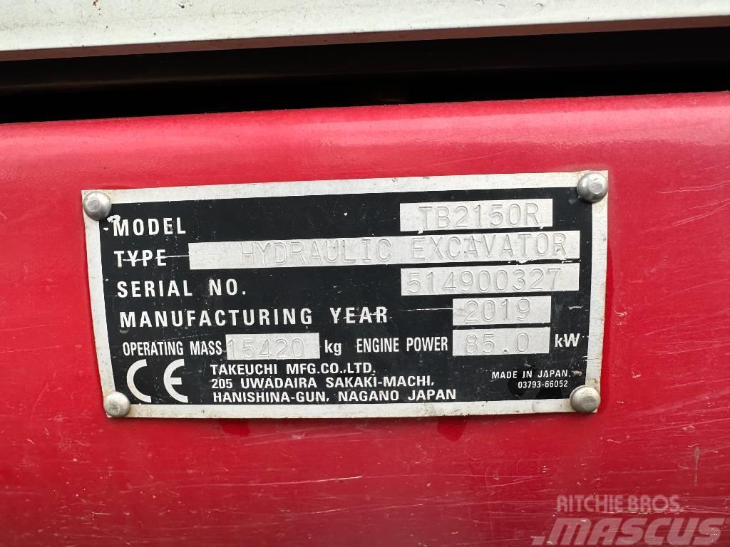 Takeuchi TB2150R Bageri gusjeničari