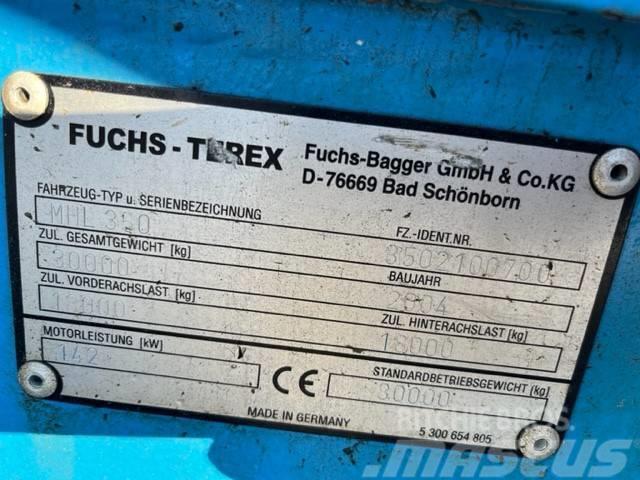 Terex Fuchs MHL350 Bageri za manipuliranje materijalom / otpadom