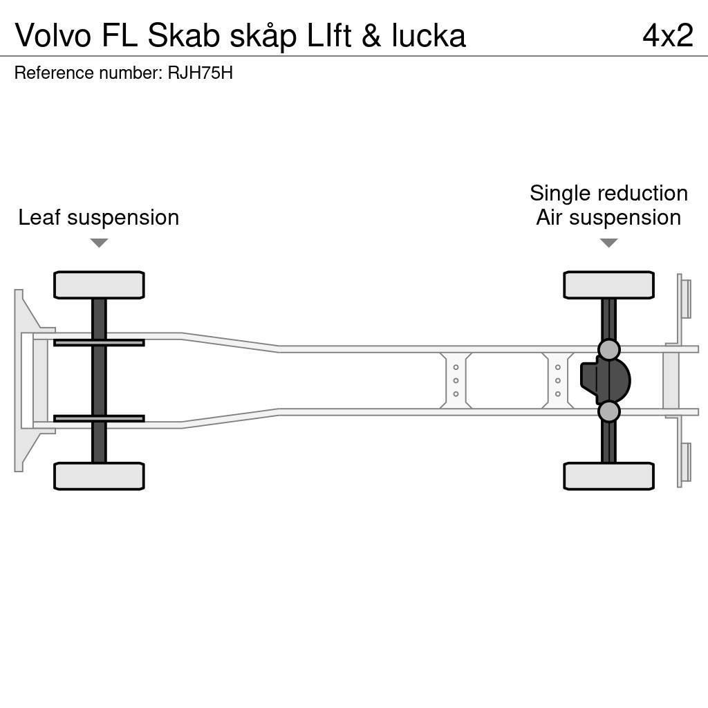 Volvo FL Skab skåp LIft & lucka Sanduk kamioni