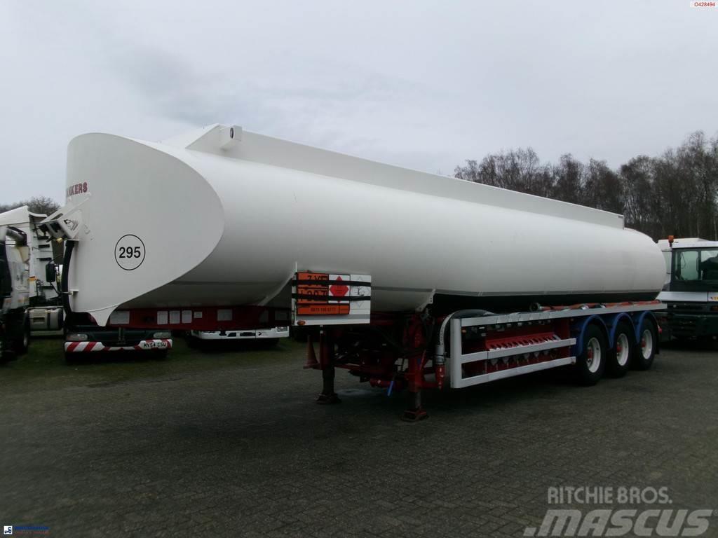  Lakeland Fuel tank alu 42.8 m3 / 6 comp + pump Tanker poluprikolice