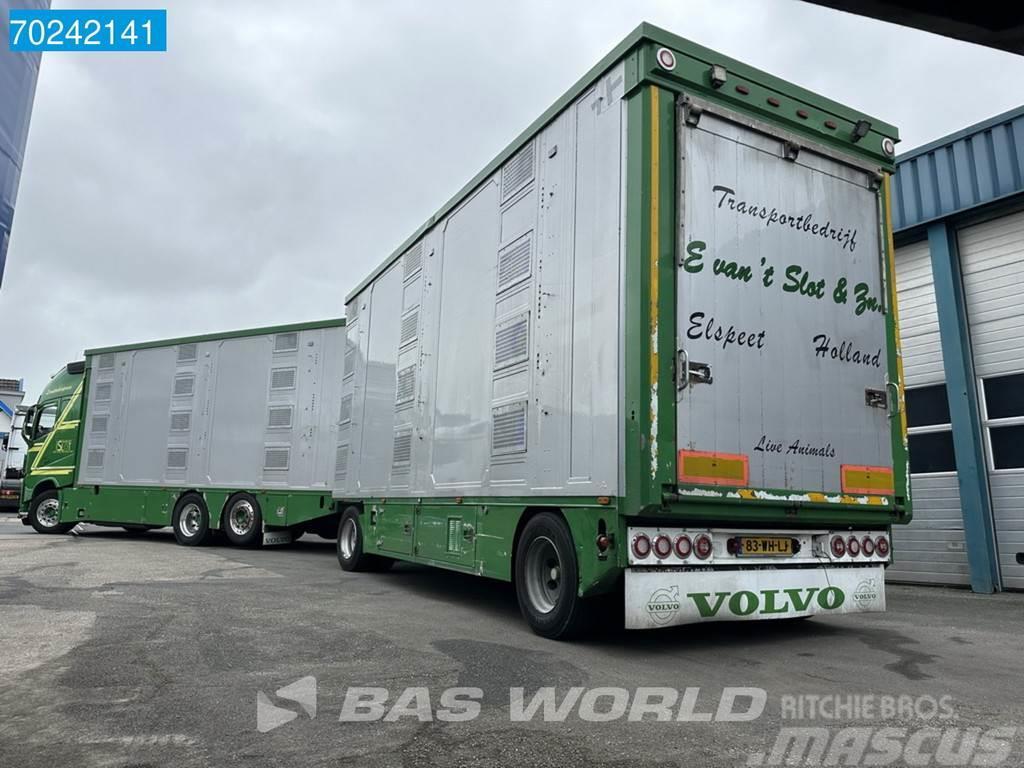 Volvo FH 540 6X2 NL-Truck Cattle transport I-Park Cool A Kamioni za transport stoke