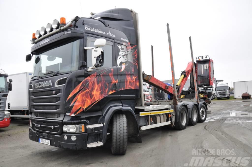 Scania R730 LB8X4 4HNB  Euro 6 Kamioni za drva