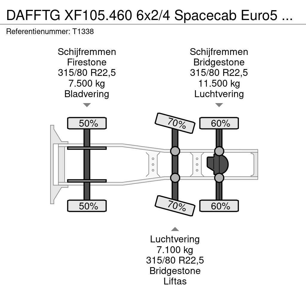 DAF FTG XF105.460 6x2/4 Spacecab Euro5 ATe - Automatic Traktorske jedinice