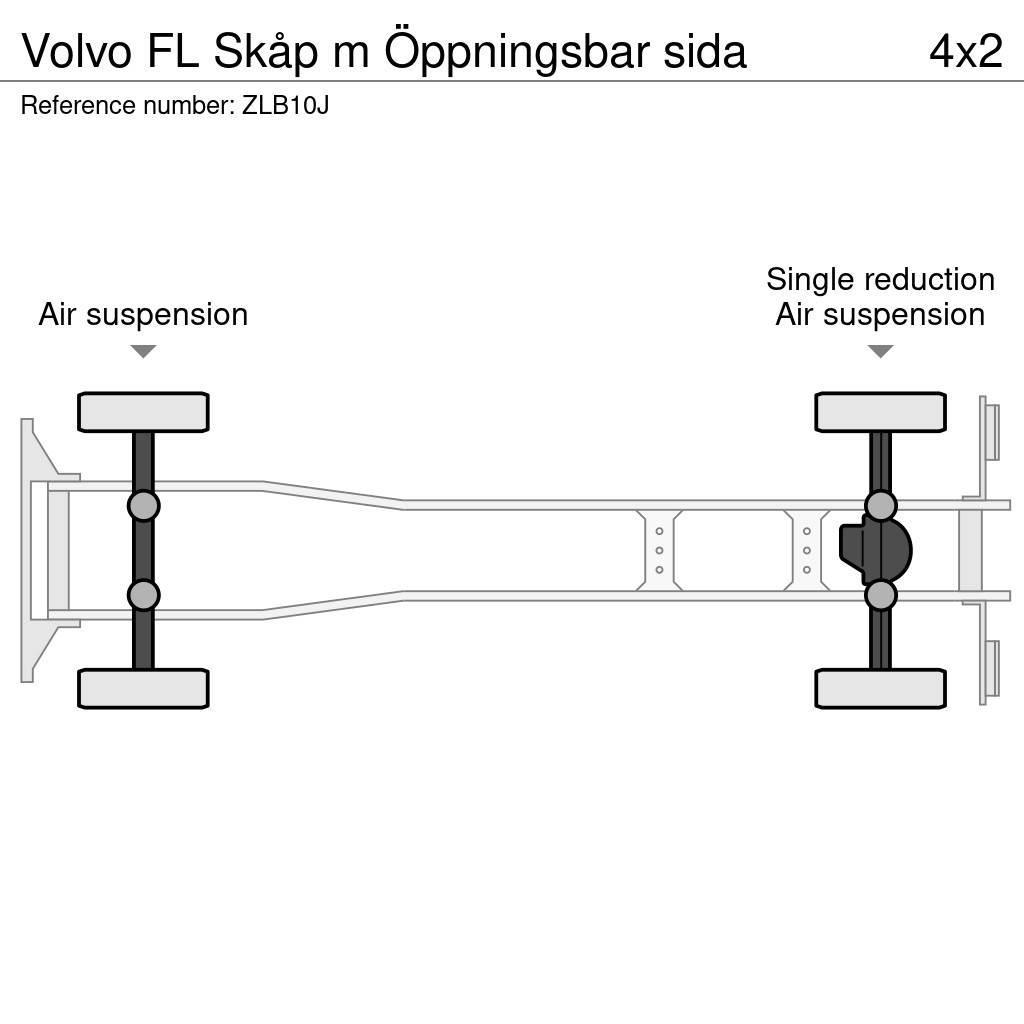 Volvo FL Skåp m Öppningsbar sida Sanduk kamioni