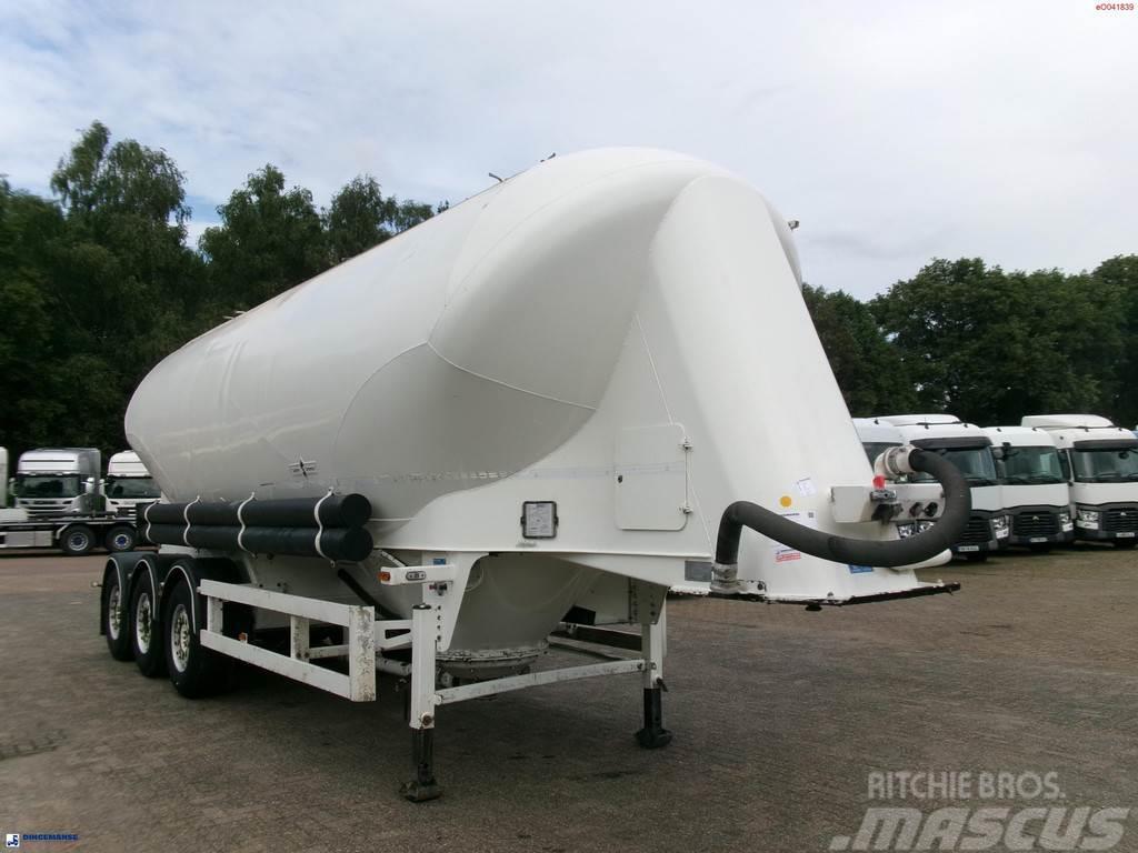 Spitzer Powder tank alu 37 m3 / 1 comp Tanker poluprikolice