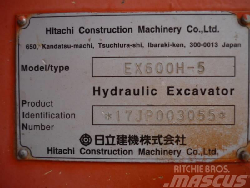 Hitachi EX 600 H-5 Bageri gusjeničari