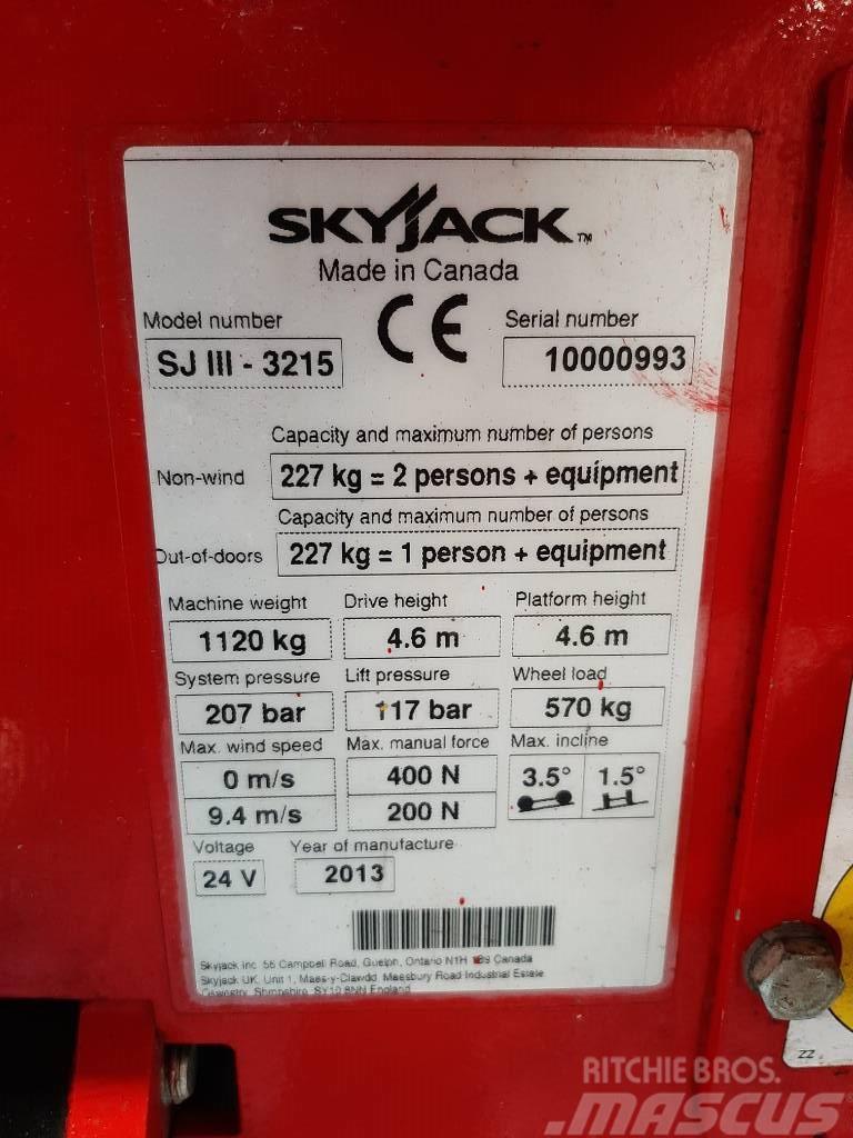 SkyJack SJIII 3215 Škaraste platforme