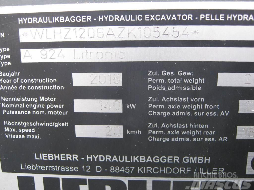 Liebherr A 924 Litronic Bageri na kotačima