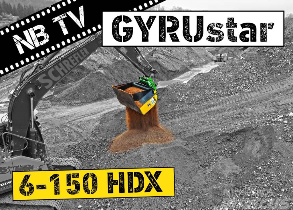 Gyru-Star 6-150HDX (opt Oilquick OQ70/50, Lehnhoff) Korpe za prosijavanje