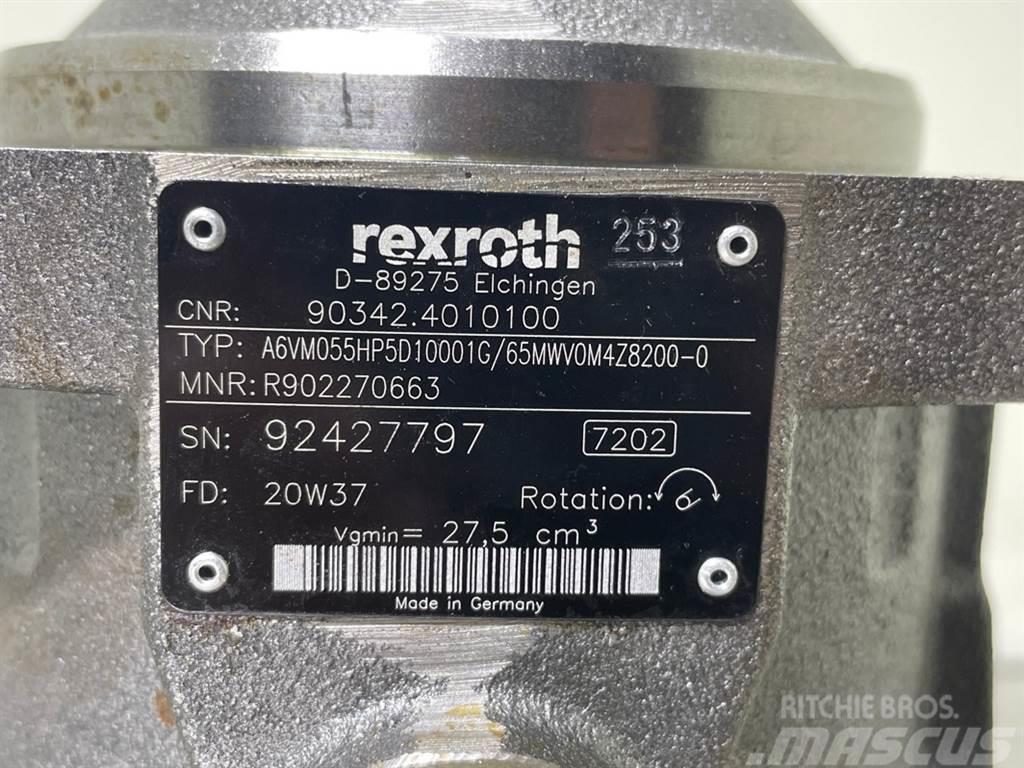 Rexroth A6VM055HP5D10001G-R902270663-Drive motor/Fahrmotor Hidraulika