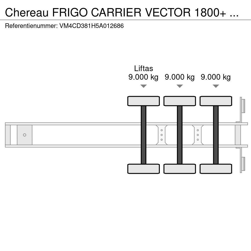 Chereau FRIGO CARRIER VECTOR 1800+ 3x + 2.60H Poluprikolice hladnjače