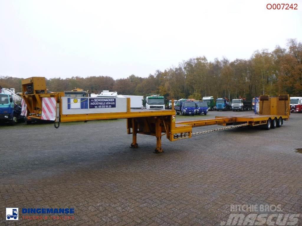 Broshuis 3-axle semi-lowbed trailer E-2190-24 / 47.5 T ext. Nisko-utovarne poluprikolice