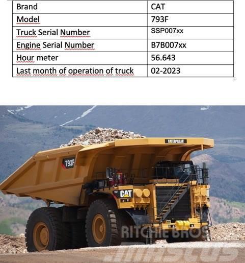 CAT 793 Haul Trucks (Cat Haul Rock Trucks) 793 Demperi za gradilišta