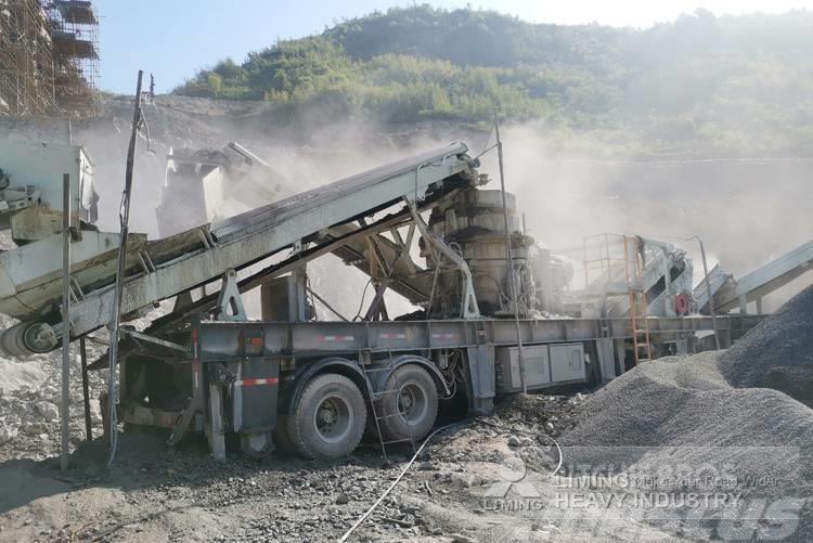 Liming 100-200tph mobile jaw crusher with screen & hopper Mobilne drobilice