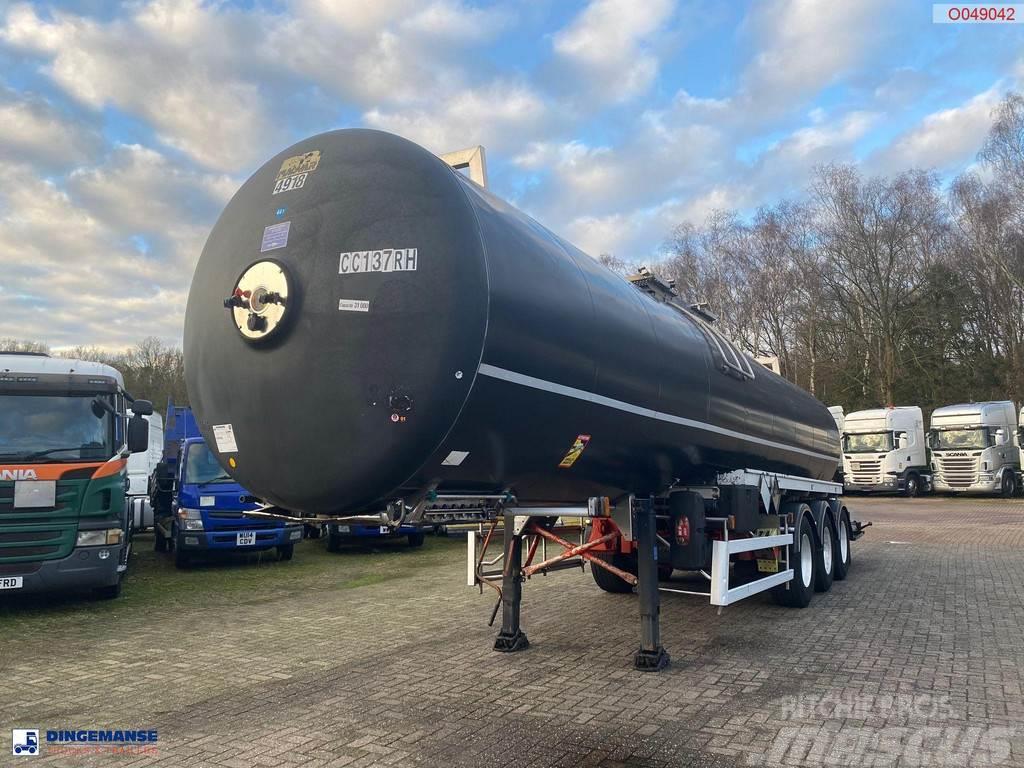 Magyar Bitumen tank inox 31 m3 / 1 comp + mixer / ADR 26/ Tanker poluprikolice