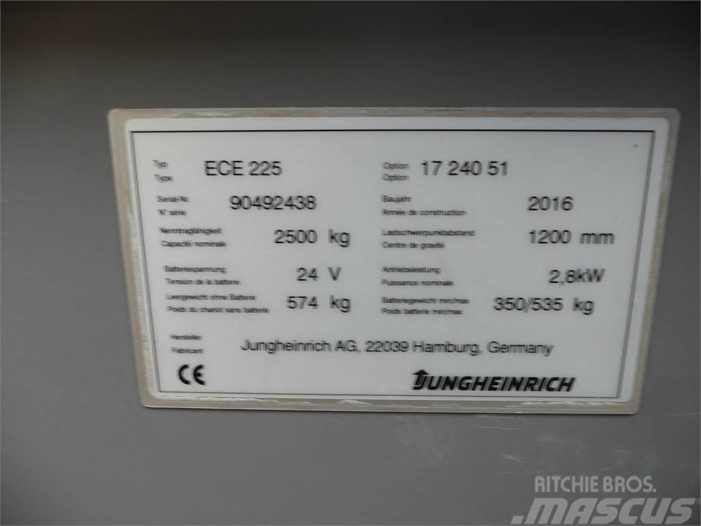 Jungheinrich ECE 225 2400x510mm Niskopodizni komisioni viličar