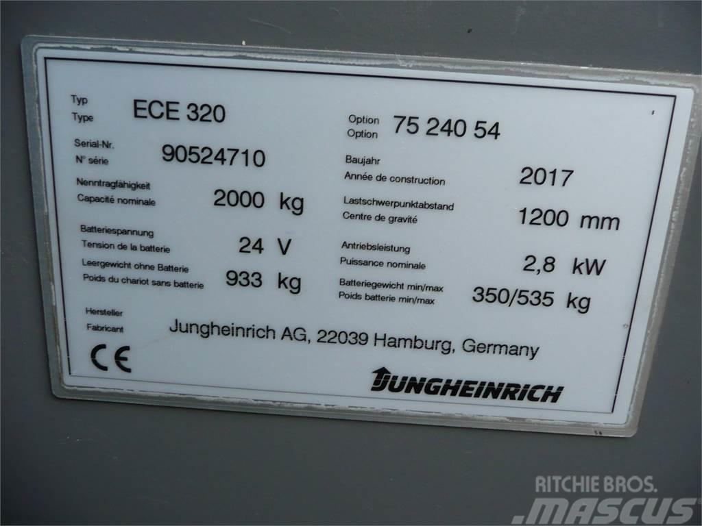 Jungheinrich ECE 320 2400x540mm Niskopodizni komisioni viličar