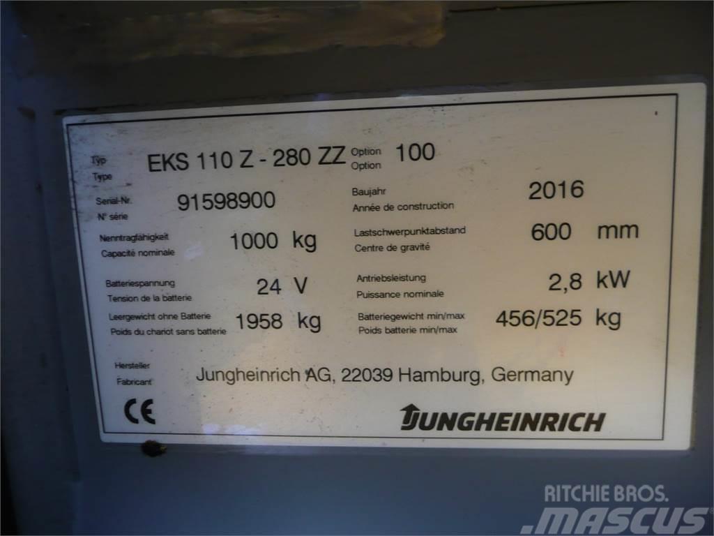 Jungheinrich EKS 110 Z 280 ZZ Visokopodizni komisioni viličar