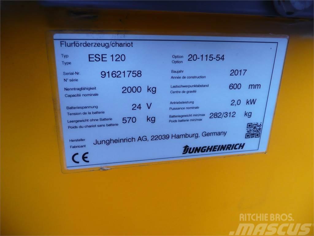 Jungheinrich ESE 120 Nisko podizni električni viličar sa platformu