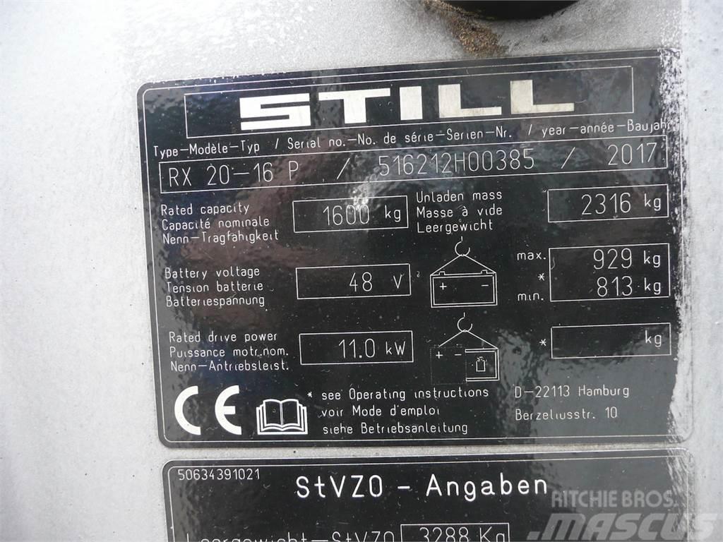 Still RX20-16P Električni viličari