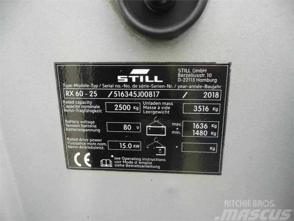 Still RX60-25 Električni viličari