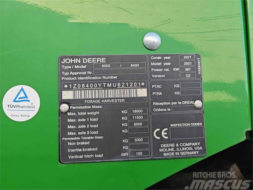 John Deere 8400i Strojevi za krmu na vlastiti pogon