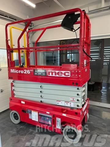 MEC Micro26 AC Electric Scissor Lift Škaraste platforme