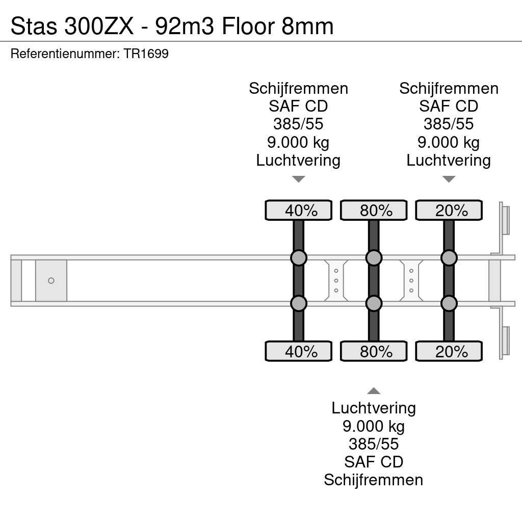 Stas 300ZX - 92m3 Floor 8mm Poluprikolice sa pokretnim podom