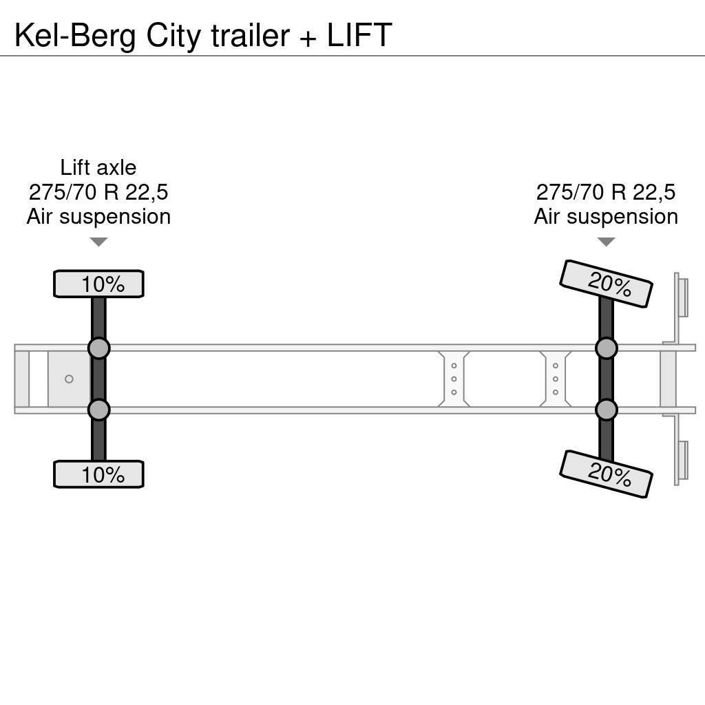 Kel-Berg City trailer + LIFT Poluprikolice sa ceradom