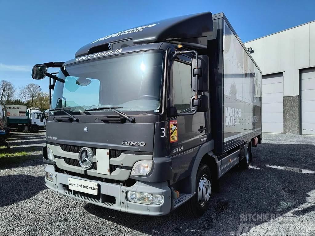 Mercedes-Benz Atego 1018 KOFFER/CAISSE + D'HOLLANDIA 1500 KG Sanduk kamioni
