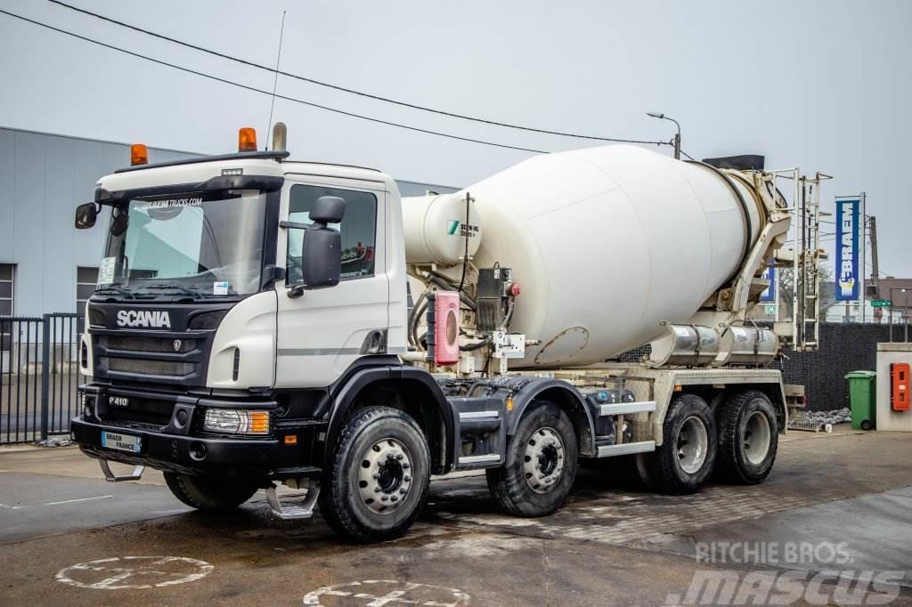 Scania P410+E6 + STETTER 9M3 Kamioni mikseri za beton