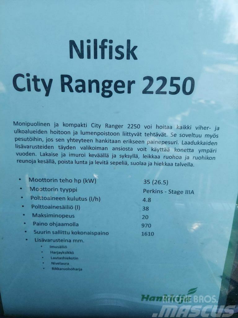  MUUT YMPÄRISTÖKONEET NILFISK CITY RANGER 2250 Ostali komunalni strojevi