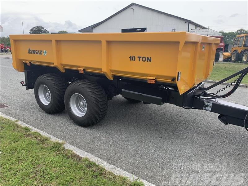 Tinaz 10 tons dumpervogn med hydr. bagklap - 60 cm sider Ostali komunalni strojevi