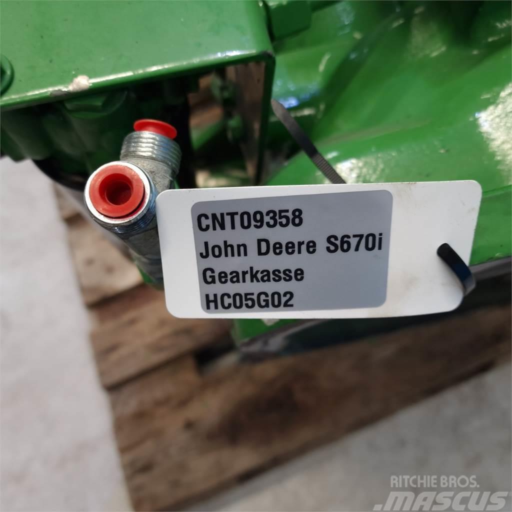 John Deere S670 Mjenjač