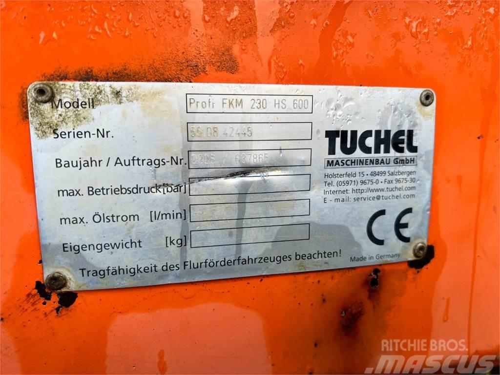 Tuchel Profi 660 kost - 230 cm. bred / Volvo ophæng Utovarivači na kotačima