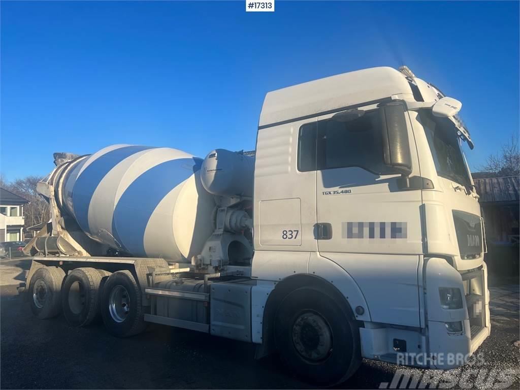MAN TGX 35.480 8x4 Concrete truck w/ Putzmeister super Kamioni mikseri za beton